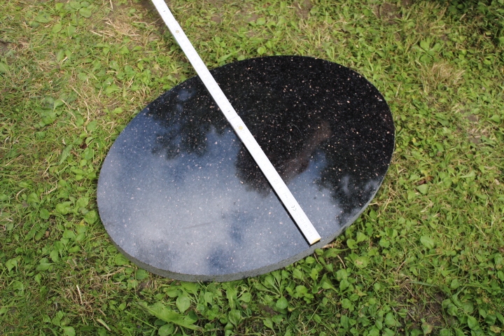 Trittstein Dekostein aus Granit Star Galaxy Trittstein 45cm x32 cm x 3cm
